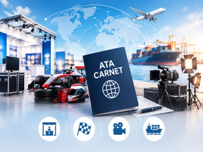 ATA Carnet Ship Exhibition Goods, Racing Equipment And Film Gear Internationally Without Import Duti
